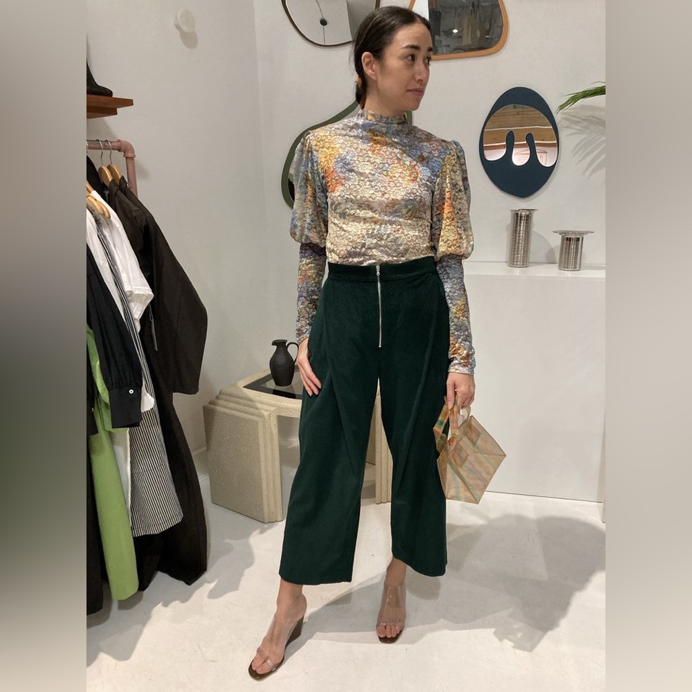 Rachel Comey Don Pant in Juniper Size 8 Green Corduroy